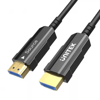 Unitek HDMI Optical kabel C11072BK03-7M — 7 m, HDMI 2.0, 4K 60Hz, męsko-męski, czarny
