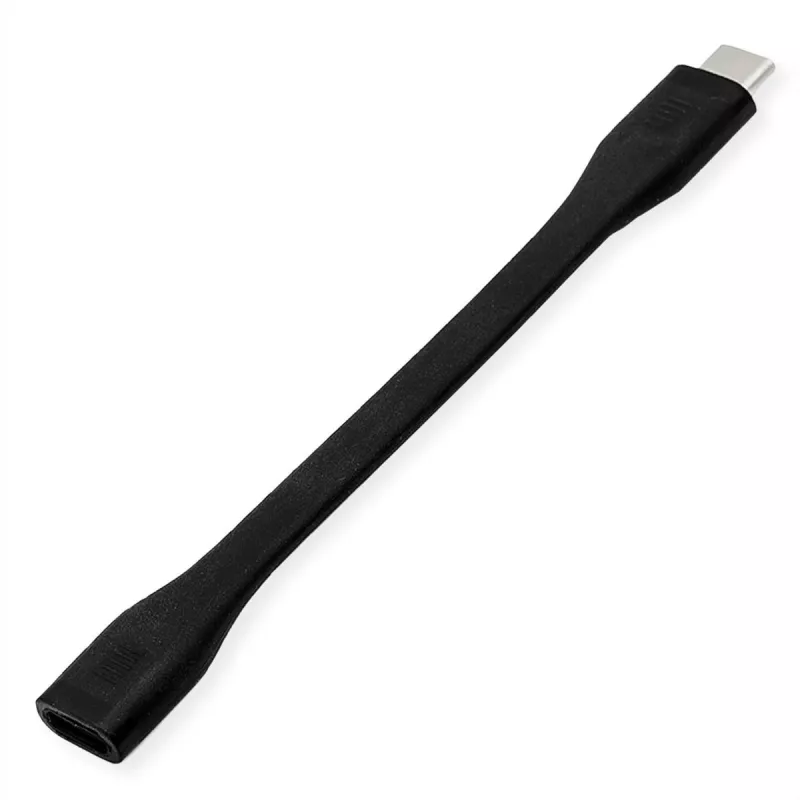 ROLINE Kabel Adapter USB4 Gen3x2 40Gbit/C-C ST/BU Płaski - Kabel - Cyfrowy/Dane