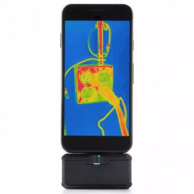 Kamera termowizyjna FLIR ONE Pro Android USB-C — FLIR, model FP3AC, 8,7 Hz, NETD 150 mK, 8–14 µm, stała ostrość, USB-C