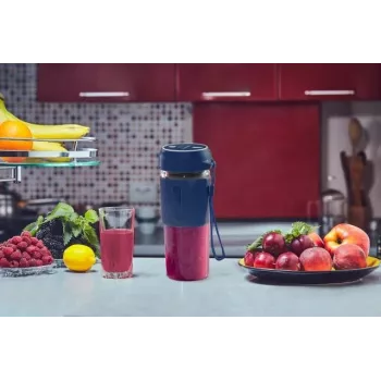 Blender bezprzewodowy Westinghouse WKBEFE3003BU — pojemność 300 ml, przenośny, ładowalny
