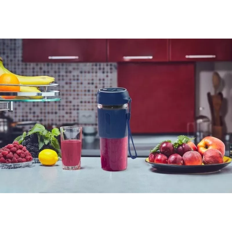 Blender bezprzewodowy Westinghouse WKBEFE3003BU — pojemność 300 ml, przenośny, ładowalny