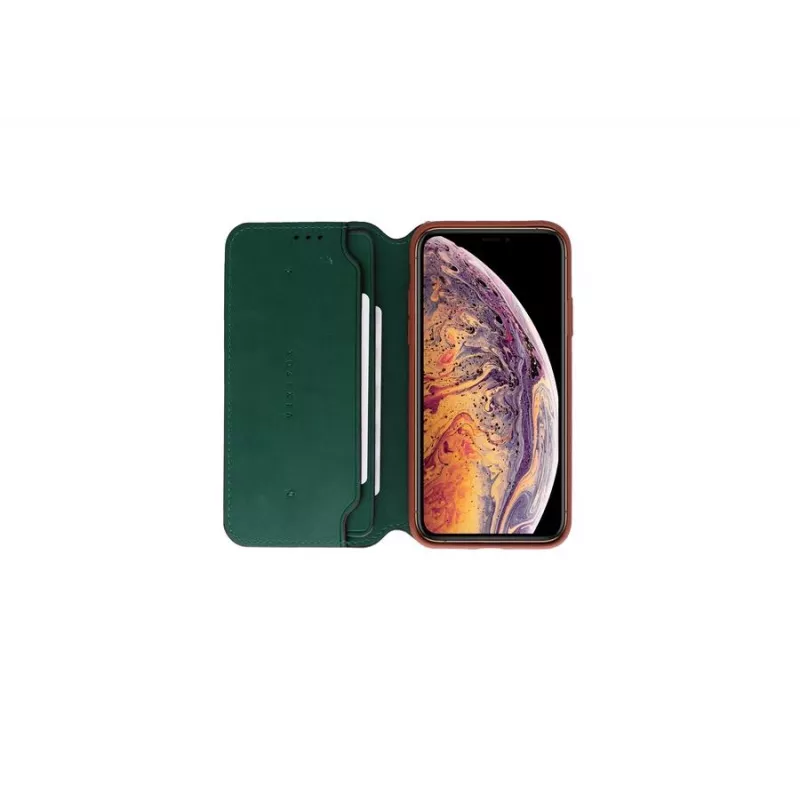 Etui Smart Folio VixFox do Huawei P20 — ochronne etui w kolorze leśnej zieleni