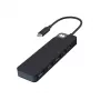 USB-C hub HYPER HD4101BKGL — 5-portowy (USB-C, USB 3.2 Gen1 Type-A, HDMI 4K), 5000 Mbit/s, Czarny