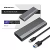Qoltec obudowa na dysk SSD M.2 SATA (NGFF), USB-C