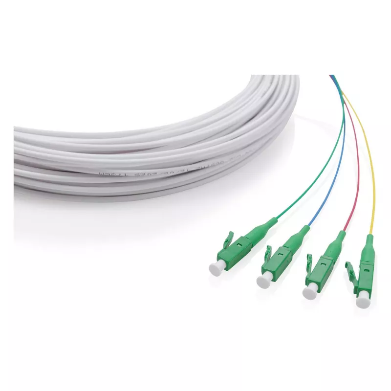 Kabel abonencki FTTH DIGITUS DK-3904LCA-50-1 singlemode 4 włókna 4 LC/APC 50 m