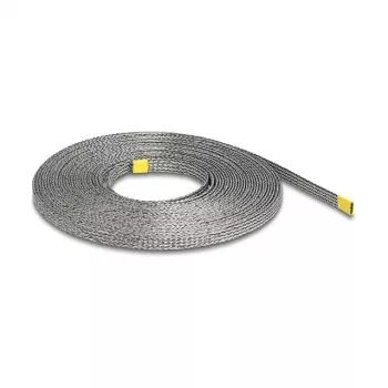 Osłona kablowa DeLOCK 20938 szara miedź poliester 1 cm 10000 mm