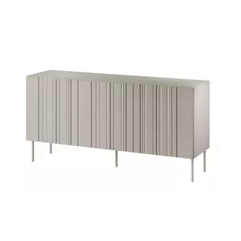 Komoda cama meble ISLA 1505x400x750 mm, kaszmirowy mat, płyta wiórowa