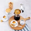 Moka pot Bialetti Brikka 0.17 L — ekspres do kawy na kuchenkę, 4 filiżanki, aluminium, nieindukcyjny