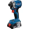 Bezprzewodowy klucz udarowy Bosch GDR 18V-215 z 2 akumulatorami 4,0Ah