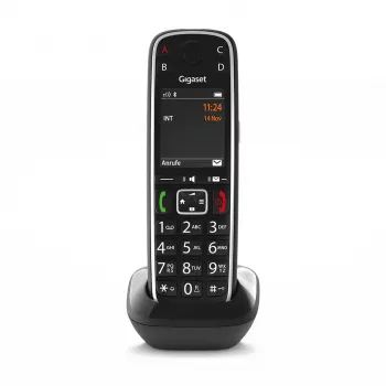 Gigaset E720HX Analogowy/DECT telefon z identyfikacją rozmówcy Czarny