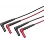 Fluke SureGrip - Przewód pomiarowy - Czarny - Czerwony - CAT III,CAT IV - Silikon - 1,5 m - 1000 V (2003616)