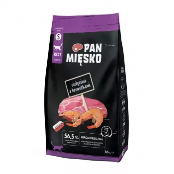 Dry cat food Pan Mięsko Veal with Shrimp S 1.6 kg