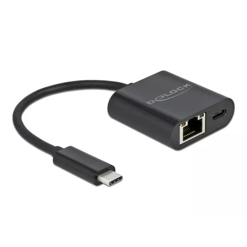 Adapter USB Type-C DeLOCK 66644 Gigabit LAN Power Delivery