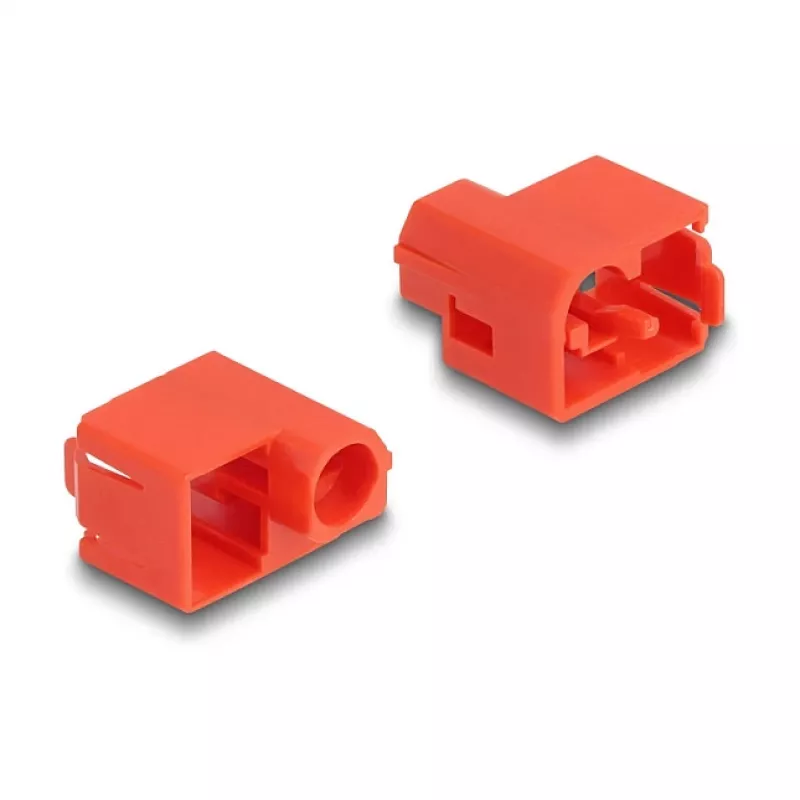 Blokada portu DeLOCK 20929 RJ45 10 sztuk Czerwona