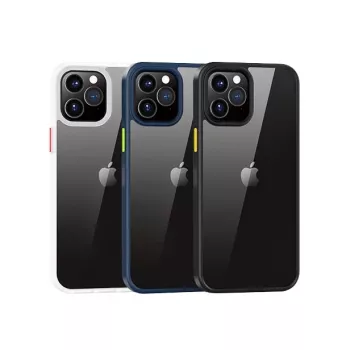 Ochronne, odporne na wstrząsy etui Devia Shark series do iPhone 12 Pro Max, białe