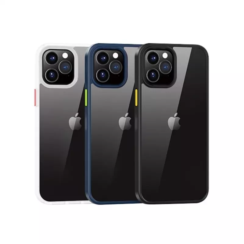 Ochronne, odporne na wstrząsy etui Devia Shark series do iPhone 12 Pro Max, białe