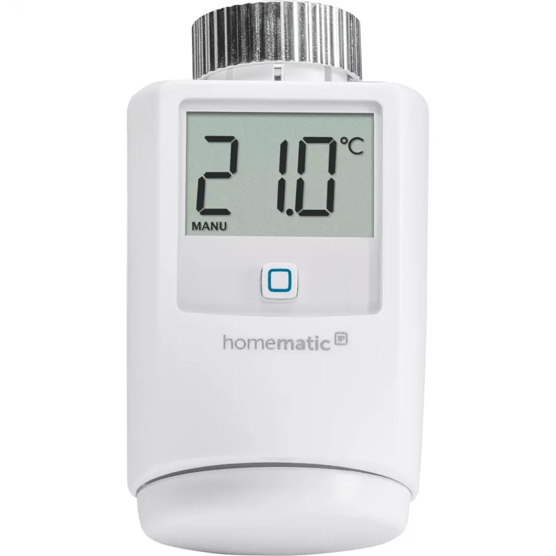 eQ-3 AG Homematic IP HMIP-eTRV, RF, 868,3 MHz, Biały, M30 x 1.5, IP20, Cyfrowy