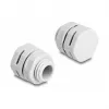 DeLOCK Zatyczka wentylacyjna M12 szara 2 szt. Poliamid 8 mm