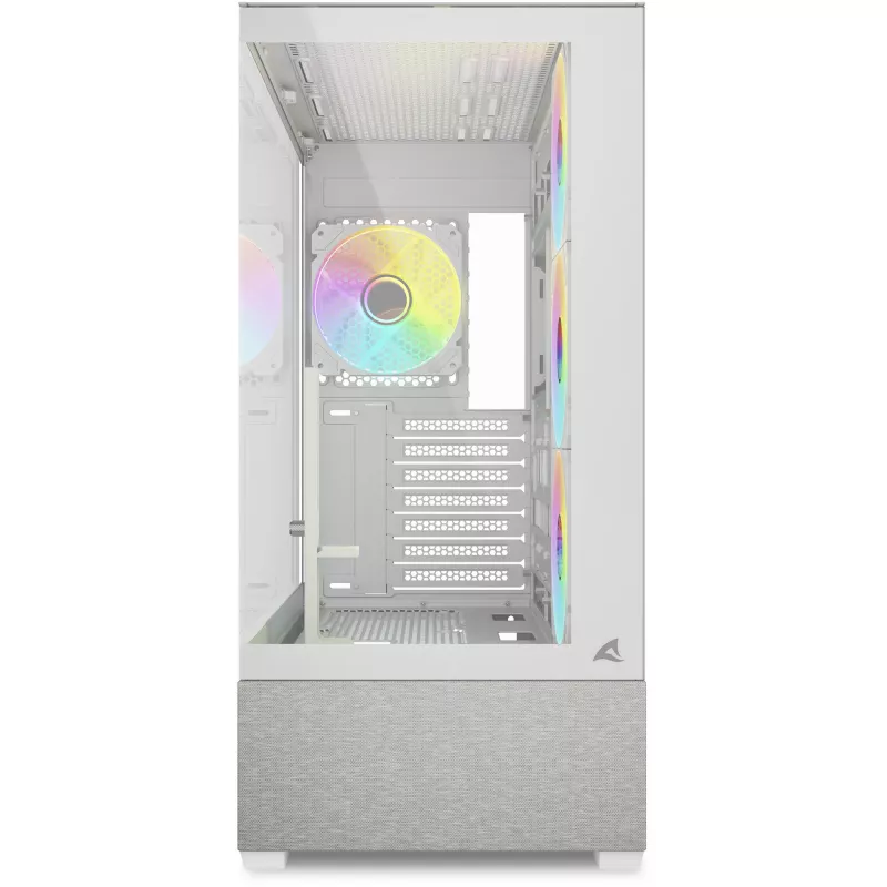 Sharkoon AK7 ARGB ATX Obudowa Komputera Biała