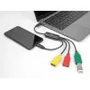 DeLOCK 4-portowy koncentrator kablowy USB 2.0 USB Type-C na 3 x USB-A żeński + 1 x USB-C męski