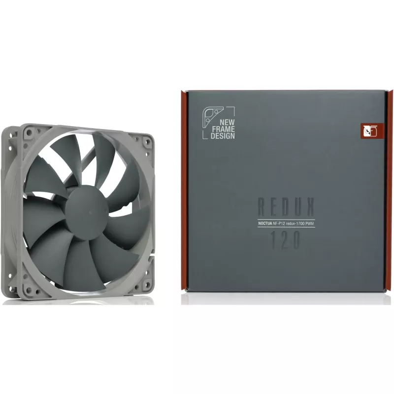 Wentylator Noctua NF P12 redux-1700 PWM, 120 mm, 12 V, 1700 RPM, 4-pin PWM, 120.2 m³/h, 25.1 dB