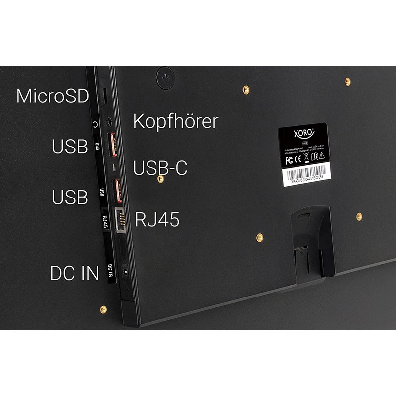 XORO MegaPAD 2404v7 24 60,96 cm Tablet 64 GB czarny Android - 64 GB (XOR400667)
