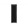 Szafa rack stojąca LANBERG 42U FF01-6842-12BL 600×800×2127,5 mm, 1200 kg, IP20, zamek na klucz, kółka jezdne