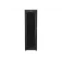 Szafa rack stojąca LANBERG 42U FF01-6842-12BL 600×800×2127,5 mm, 1200 kg, IP20, zamek na klucz, kółka jezdne