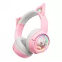 Zestaw słuchawkowy Onikuma B5 Gaming headset Różowy
