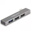 DeLOCK 3 Port cienki Hub USB USB Type-C 10 Gbps 2 x USB 2.0