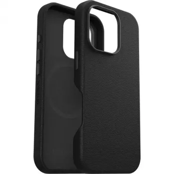 OtterBox Symmetry Kaktusleder etui do iPhone 16 Pro Czarny Ash Czarny