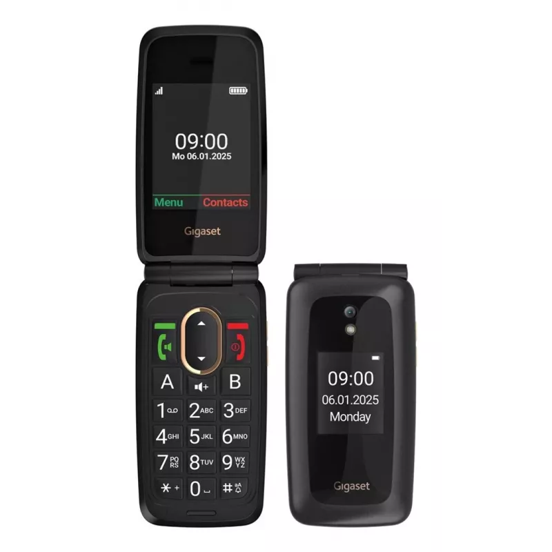 Telefon dla seniorów Gigaset GL795 7,11 cm (2,8 inch) 142 g 48MB Czarny