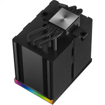 Chłodzenie powietrzne DeepCool AK500 Digital Pro 12 cm czarne łożysko hydrodynamiczne