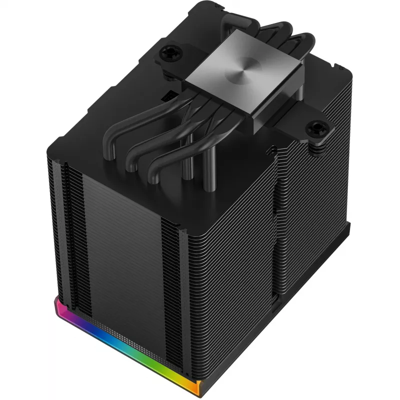 Chłodzenie powietrzne DeepCool AK500 Digital Pro 12 cm czarne łożysko hydrodynamiczne