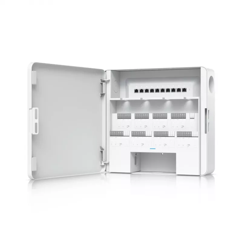 Kontroler dostępu Ubiquiti Enterprise Access Hub do szafy, 8 drzwi, Ethernet