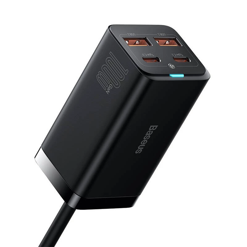 Baseus GaN3 100/ 65W Desktop Charger Quick Charge QC 3.04.0 USB C Type C Phone Charger for IPhone15 Huawei Xiaomi MacBook Laptop