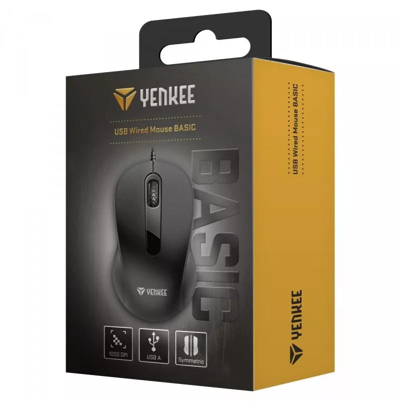 Mysz Yenkee YMS 003BK przewodowa USB