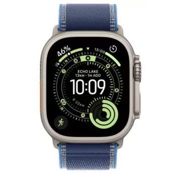 Smartwatch Apple Watch Ultra 3 GPS + Cellular 49mm Natural Titanium Case Blue/Bright Blue Trail Loop S/M