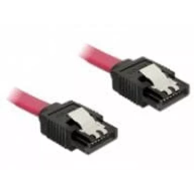 Kabel SATA DeLOCK 82676 0.3 m Czerwony