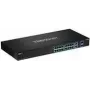 TRENDnet TPE BG182G - Switch - niezarządzalny - 8 x 10/100/1000 (UPOE / 4PPoE) + 8 x 10/100/1000 (PoE+) + 2 x SFP - montaż w szafie RACK - UPOE / 4PPoE / PoE+ (440 W)