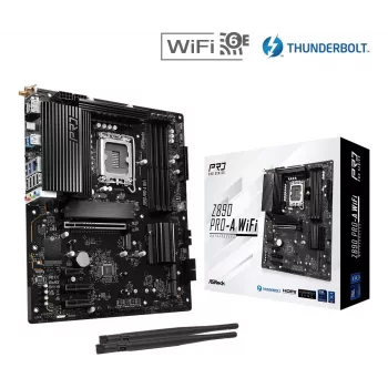 Płyta główna ASRock Z890 Pro-A WiFi — Intel Z890, LGA 1851, ATX, DDR5, 4x DIMM, 256GB, Wi‑Fi 6E, 2.5Gb LAN