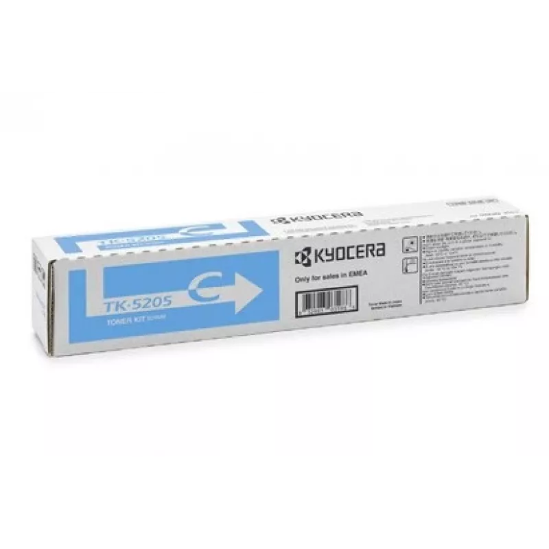 Tusz Kyocera TK-5205C Oryginalny cyjan 2500 stron