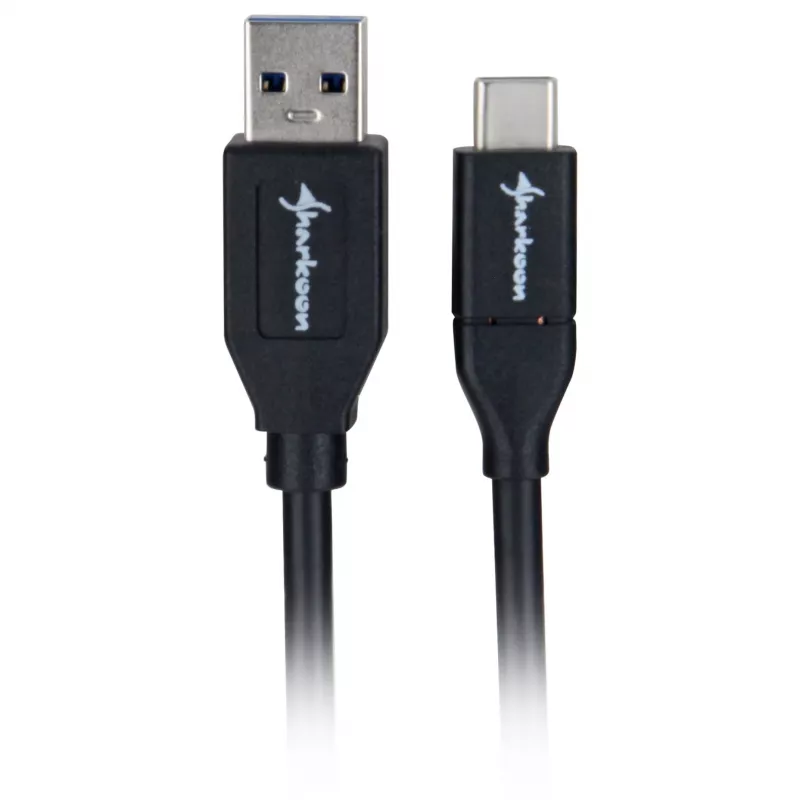 Kabel USB 3.2 Gen 2, Wtyk USB-A > Wtyk USB-C (czarny, 0,5 Metra)