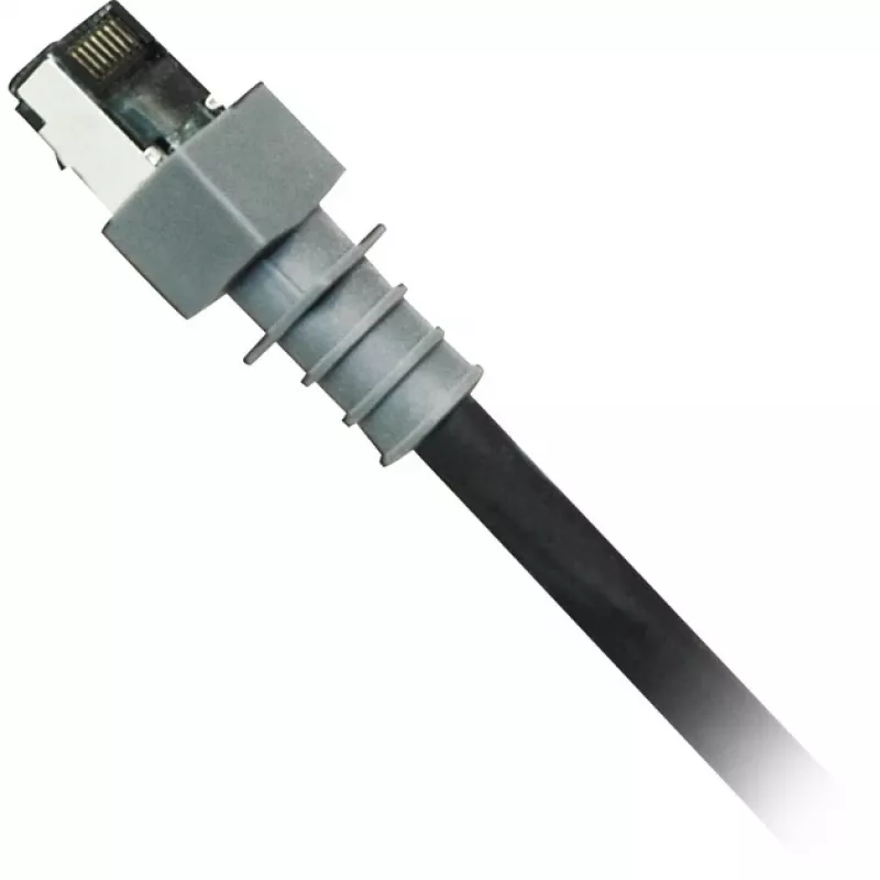 Kabel sieciowy PatchSee PCI6-DPF/100 RJ-45 Cat6a 30 m czarny