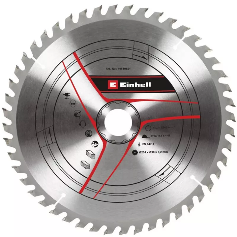 KWB Tarcza piły tarczowej TCT Ø 254 x 30 mm, 3,2 mm, 48 zębów