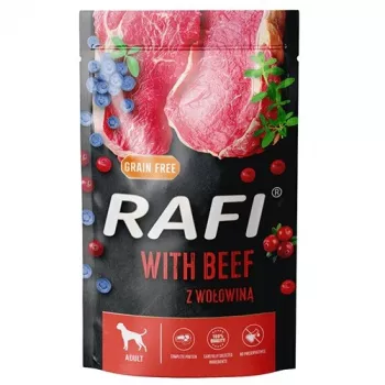 DOLINA NOTECI Rafi z wołowiną - mokra karma dla psa - 500g
