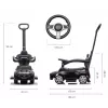 Samochodzik do pchania milly mally Mercedes C-Class Czarny, model 6107