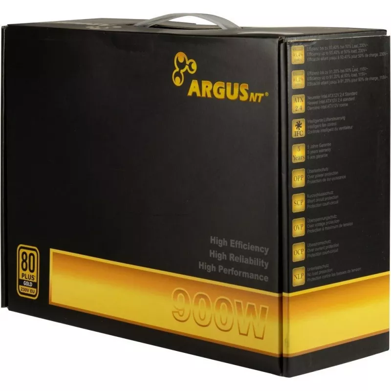 Zasilacz Inter-Tech ArgusNT GPS-900 900W 80+ Gold