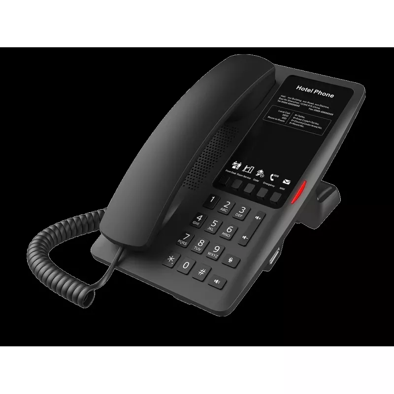 Telefon IP Fanvil H4W-Czarny — dźwięk HD, obsługa Wi‑Fi