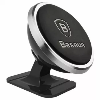 Uchwyt aktywny Baseus SUCX140012 Telefon komórkowy Smartfon Czarny Srebrny